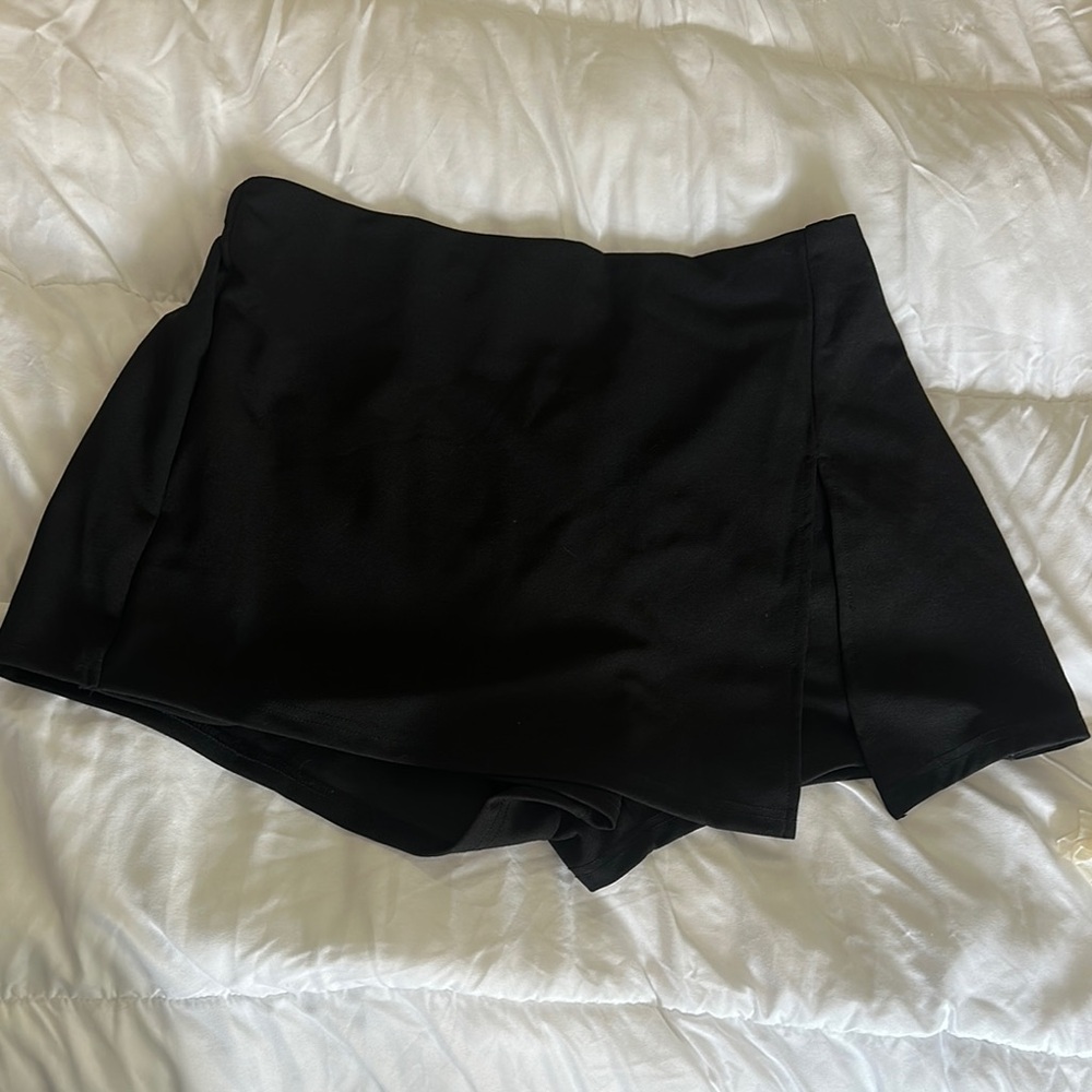XXL Black Skort